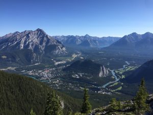 Blick vom Sulphur Mountain 